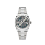 Rolex Datejust 126200 'Wimbledon' Stainless Steel Slate Dial (2021)