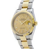 Rolex Datejust 126233 Two-Toned Yellow Gold Stainless Steel Champagne Dial (2019)