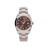 Rolex Datejust 126301 Rose Gold Stainless Steel Chocolate Diamond Dial (2023)