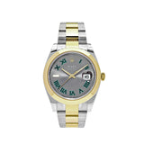 Rolex Datejust 126303 'Wimbledon' Yellow Gold Stainless Steel Slate Dial (2020)