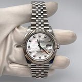 Rolex Datejust 126334 Stainless Steel Diamond Mother Of Pearl Dial Jubilee