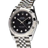 Rolex Datejust 126334 Stainless Steel Black Diamond Dial Jubilee (2022)