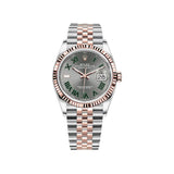 Rolex Datejust 126231 'Wimbledon' Stainless Steel Rose Gold Slate Dial