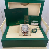 Rolex Datejust 126231 'Wimbledon' Stainless Steel Rose Gold Slate Dial