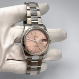 Rolex Datejust 116234 Stainless Steel Pink Dial Oyster
