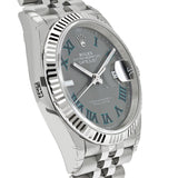Rolex Datejust 126234 White Gold Stainless Steel Slate 'Wimbledon' Dial Jubilee