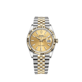 Rolex Datejust 126233 Stainless Steel Yellow Gold Champagne Dial Jubilee
