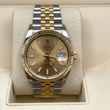 Rolex Datejust 126233 Stainless Steel Yellow Gold Champagne Dial Jubilee