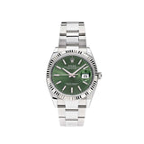 Rolex Datejust 126234 White Gold Stainless Steel Mint Green Dial