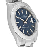 Rolex Datejust 126300 Stainless Steel Blue Dial Oyster