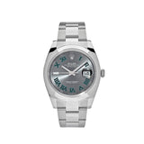 Rolex Datejust 126300 'Wimbledon' Stainless Steel Slate Dial Jubilee