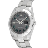 Rolex Datejust 126300 'Wimbledon' Stainless Steel Slate Dial Jubilee