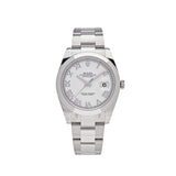 Rolex Datejust 126300 Stainless Steel White Roman Dial Oyster