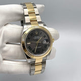Rolex Datejust 126333 Yellow Gold Stainless Steel Slate/Green Roman Dial