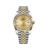 Rolex Datejust 126333 Yellow Gold Stainless Steel Champagne Diamond Dial Jubilee