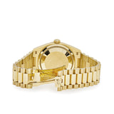 Rolex Day-Date 128238 Yellow Gold Turquoise Diamond Dial