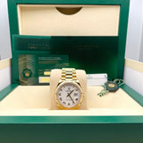 Rolex Day-Date 128238 Yellow Gold White Dial