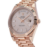 Rolex Day-Date 228235 Rose Gold Sundust Diamond Dial