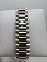 Rolex Day-Date 228396TBR Platinum Olive Green Dial Diamond Bezel