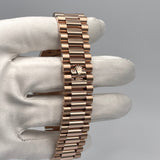 Rolex Day-Date 228235 Rose Gold Chocolate Roman Dial
