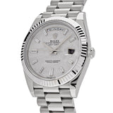 Rolex Day-Date 228239 White Gold Meteorite Diamond Dial