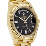 Rolex Day-Date 228238 Yellow Gold Black Diamond Dial (2022)