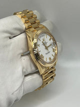 Rolex Day-Date 228238 Yellow Gold White Dial