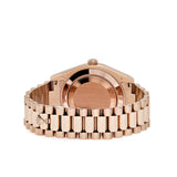 Rolex Day-Date 218235 Rose Gold Black Ruby Dial