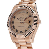 Rolex Day-Date 218235 Rose Gold Pink Dial