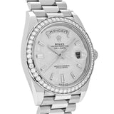 Rolex Day-Date 228349RBR White Gold Meteorite Dial Diamond Set