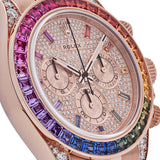 Rolex Daytona 116595RBOW 'Rainbow' Rose Gold Pave Diamond Dial Sapphire Bezel (2021)