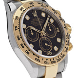 Rolex Daytona 116503 Yellow Gold Stainless Steel Black Diamond Dial