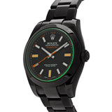 Rolex Milgauss 116400V Black-PVD Coated Stainless Steel Black Dial