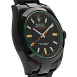 Rolex Milgauss 116400V Black-PVD Coated Stainless Steel Black Dial