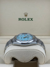 Rolex Oyster Perpetual 124300 Stainless Steel "Tiffany Blue" Turquoise Dial (2021)