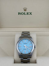 Rolex Oyster Perpetual 124300 Stainless Steel "Tiffany Blue" Turquoise Dial (2021)