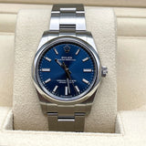 Rolex Oyster Perpetual 124200 Stainless Steel Blue Dial