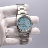Rolex Oyster Perpetual 126000 Stainless Steel Baby Blue Dial