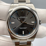 Rolex Oyster Perpetual 114300 Stainless Steel Rhodium Dial
