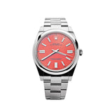 Rolex Oyster Perpetual 124300 Domed Bezel Red Dial
