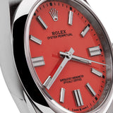 Rolex Oyster Perpetual 124300 Domed Bezel Red Dial