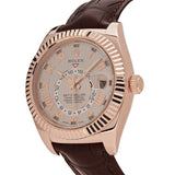 Rolex Sky-Dweller 326135 Rose Gold Sundust Dial (2016)