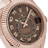 Rolex Sky-Dweller 326935 Rose Gold Chocolate Arabic Numeral Dial (2021)