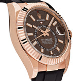 Rolex Sky-Dweller 326235 Rose Gold Brown Dial