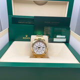 Rolex Sky-Dweller 326938 Yellow Gold White Dial
