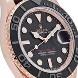 Rolex Yacht-Master 126655 Rose Gold Black Dial