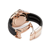 Rolex Yacht-Master 116695SATS Rose Gold Black Dial Rainbow Bezel