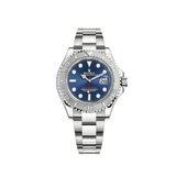 Rolex Yacht-Master 116622 Stainless Steel Platinum Blue Dial