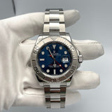Rolex Yacht-Master 116622 Stainless Steel Platinum Blue Dial