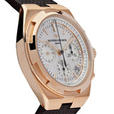 Vacheron Constantin Overseas Chronograph 5500V/000R-B074 Rose Gold White Dial